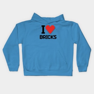 I love Bricks Kids Hoodie